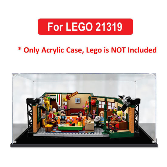 Picture of Acrylic Display Case for LEGO 21319 Ideas Friends Central Perk Figure Storage Box Dust Proof Glue Free