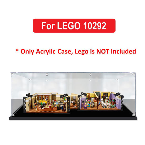 Picture of Acrylic Display Case for LEGO 10292 The Friends Apartments TV Series Figure Storage Box Dust Proof Glue Free