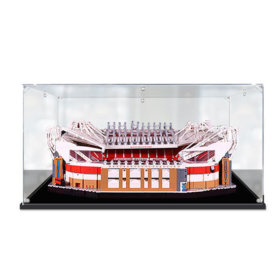 Picture of Acrylic Display Case for LEGO 10272 Creator Expert Old Trafford Manchester United Figure Storage Box Dust Proof Glue Free
