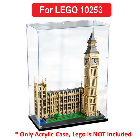 Picture of Acrylic Display Case for LEGO 10253 Creator Expert Big Ben London Figure Storage Box Dust Proof Glue Free
