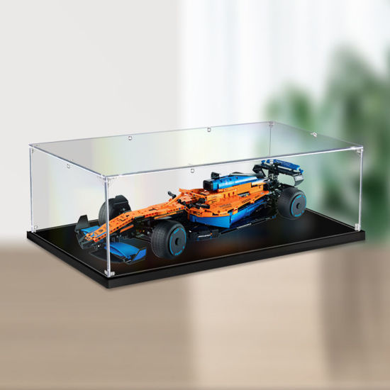 Picture of Acrylic Display Case for LEGO 42141 Technic McLaren Formula 1 Race Car F1 Figure Storage Box Dust Proof Glue Free