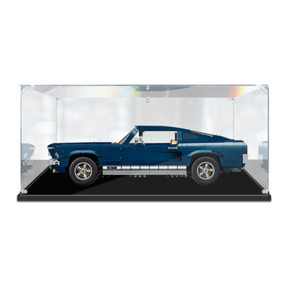 Picture of Acrylic Display Case for LEGO 10265 Creator Expert Ford Mustang Figure Storage Box Dust Proof Glue Free