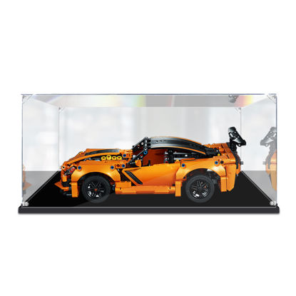 Picture of Acrylic Display Case for LEGO 42093 Technic Chevrolet Corvette ZR1 Figure Storage Box Dust Proof Glue Free