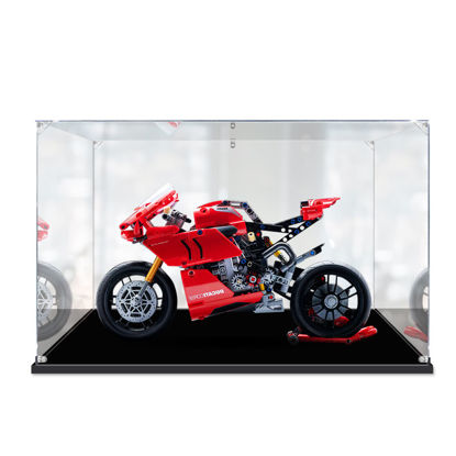 Picture of Acrylic Display Case for LEGO 42107 Technic Ducati Panigale V4 R Motorcycle Figure Storage Box Dust Proof Glue Free