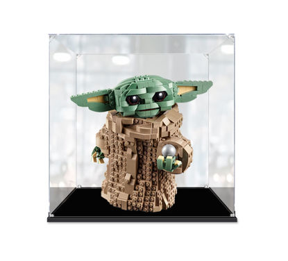 Picture of Acrylic Display Case for LEGO 75318 Star Wars Mandalorian The Child Baby Yoda Figure Storage Box Dust Proof Glue Free