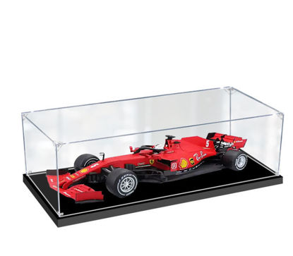 Picture of Acrylic Display Case for 1:18 Diecast Car Model Figure Storage Box Dust Proof Glue Free