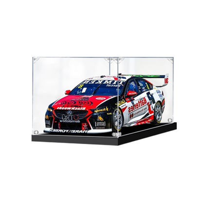 Picture of Acrylic Display Case for 1:18 BIANTE R&J BATTERIES BJR HOLDEN ZB COMMODORE 2021 BATHURST 1000 #8 PERCAT/WOOD Diecast Car Model Figure Storage Box Dust Proof Glue Free
