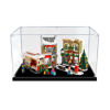 Picture of Acrylic Display Case for LEGO 10308 Icons Christmas High Street Holiday Main Street Winter Village Figure Storage Box Dust Proof Glue Free