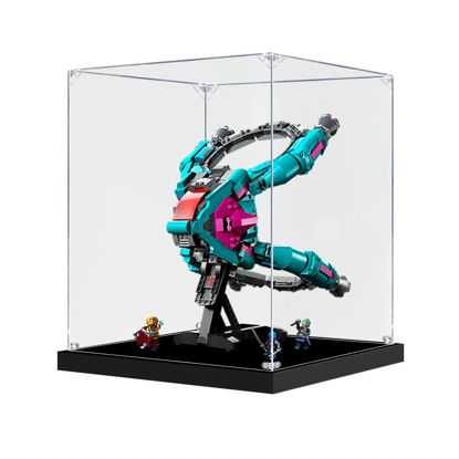 Picture of Acrylic Display Case for LEGO 76255 Marvel The New Guardians Ship Figure Storage Box Dust Proof Glue Free