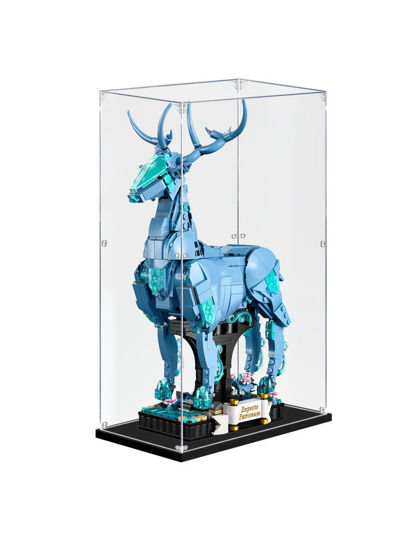 Picture of Acrylic Display Case for LEGO 76414 Harry Potter Expecto Patronum Figure Storage Box Dust Proof Glue Free