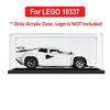 Picture of Acrylic Display Case for LEGO 10337 Icons Lamborghini Countach 5000 Quattrovalvole Figure Storage Box Dust Proof Glue Free