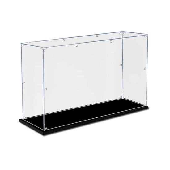 Picture of Acrylic Display Case for LEGO 21350 Ideas Jaws Figure Storage Box Dust Proof Glue Free