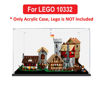 Picture of Acrylic Display Case for LEGO 10332 Icons Medieval Town Square Figure Storage Box Dust Proof Glue Free