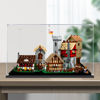 Picture of Acrylic Display Case for LEGO 10332 Icons Medieval Town Square Figure Storage Box Dust Proof Glue Free