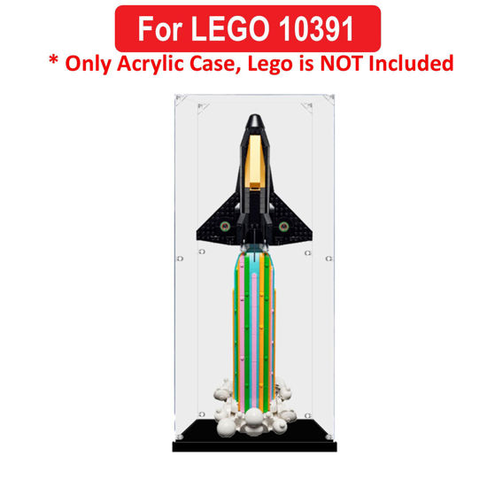 Picture of Acrylic Display Case for LEGO 10391 Icons Over the Moon with Pharrell Williams Figure Storage Box Dust Proof Glue Free