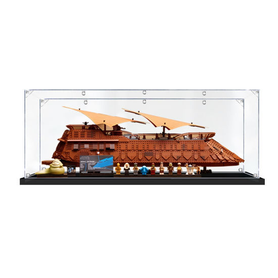 Picture of Acrylic Display Case for LEGO 75397 Star Wars Jabba's Sail Barge UCS Figure Storage Box Dust Proof Glue Free