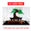 Picture of Acrylic Display Case for LEGO 10281 Creator Expert Bonsai Tree Figure Storage Box Dust Proof Glue Free