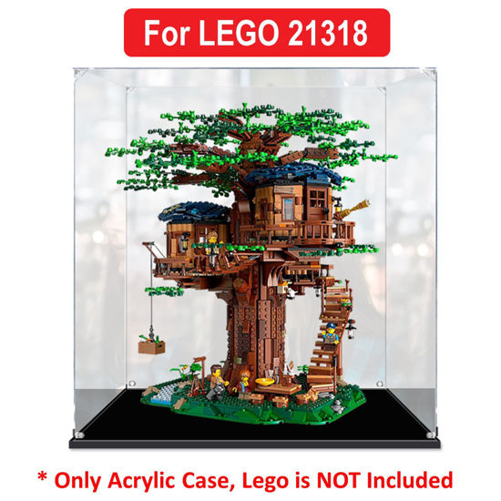 Picture of Acrylic Display Case for LEGO 21318 Ideas Tree House Figure Storage Box Dust Proof Glue Free