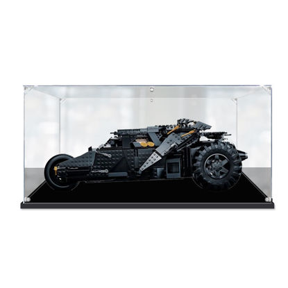 Picture of Acrylic Display Case for LEGO DC Batman 76240 Batmobile Tumbler Figure Storage Box Dust Proof Glue Free