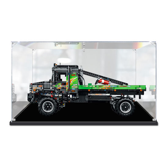 Picture of Acrylic Display Case for LEGO Technic 42129 4x4 Mercedes-Benz Zetros Trial Truck Figure Storage Box Dust Proof Glue Free