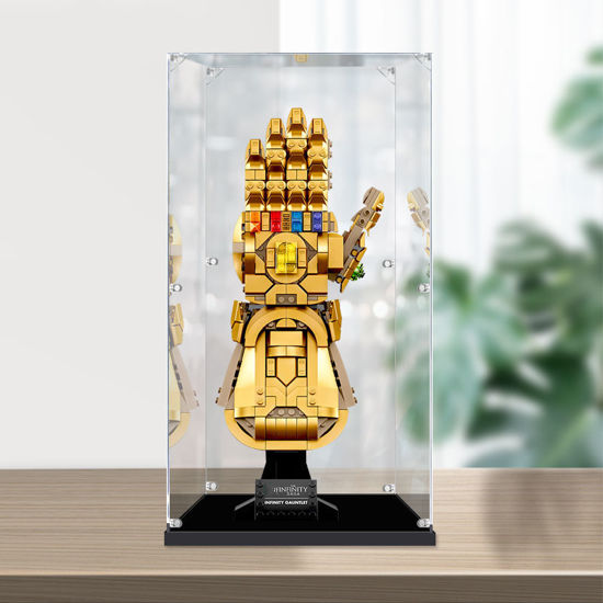 Picture of Acrylic Display Case for LEGO 76191 Marvel Infinity Gauntlet Figure Storage Box Dust Proof Glue Free