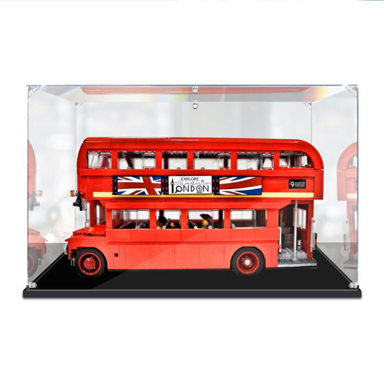 Picture of Acrylic Display Case for LEGO 10258 Creator Expert London Bus Figure Storage Box Dust Proof Glue Free