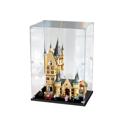 Picture of Acrylic Display Case for LEGO 75969 LEGO Harry Potter Hogwarts Astronomy Tower Figure Storage Box Dust Proof Glue Free