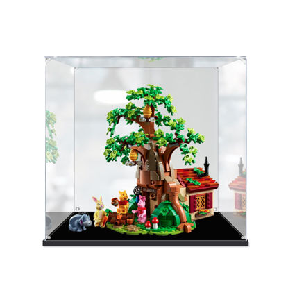 Picture of Acrylic Display Case for LEGO 21326 Ideas Winnie The Pooh Figure Storage Box Dust Proof Glue Free
