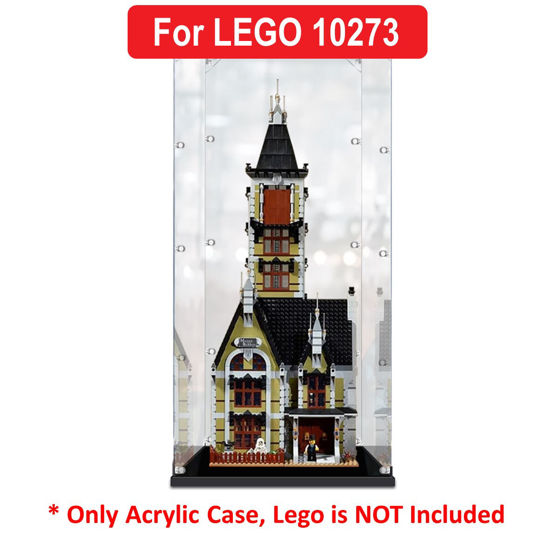 Picture of Acrylic Display Case for LEGO 10273 Creator Expert Haunted House Figure Storage Box Dust Proof Glue Free