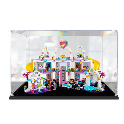 Picture of Acrylic Display Case for LEGO 41450 Friends Heartlake City Shopping Mall Figure Storage Box Dust Proof Glue Free