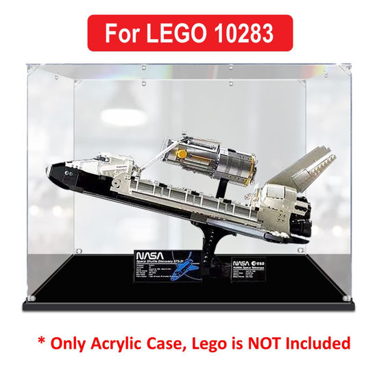Picture of Acrylic Display Case for LEGO 10283 Creator Expert NASA Space Shuttle Discovery Figure Storage Box Dust Proof Glue Free