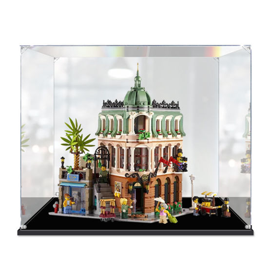Picture of Acrylic Display Case for LEGO 10297 Creator Expert Boutique Hotel Figure Storage Box Dust Proof Glue Free