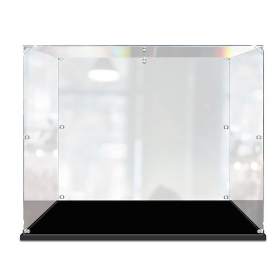 Picture of Acrylic Display Case for LEGO 43179 Disney Mickey Mouse and Minnie Mouse Buildable Characters Figure Storage Box Dust Proof Glue Free