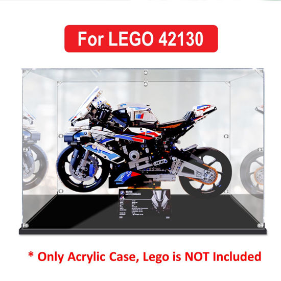 Picture of Acrylic Display Case for LEGO 42130 Technic BMW M 1000 RR Figure Storage Box Dust Proof Glue Free