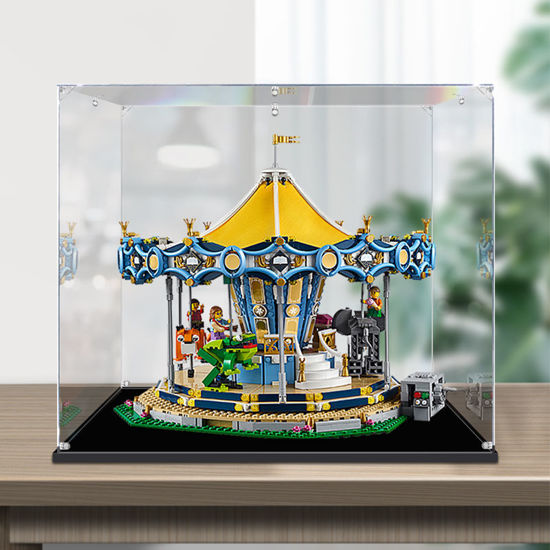 Picture of Acrylic Display Case for LEGO 10257 CREATOR Carousel Figure Storage Box Dust Proof Glue Free