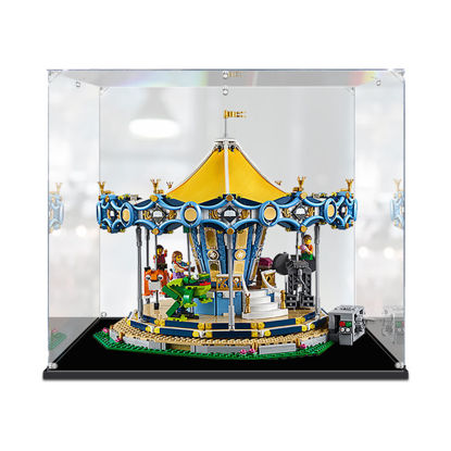 Picture of Acrylic Display Case for LEGO 10257 CREATOR Carousel Figure Storage Box Dust Proof Glue Free