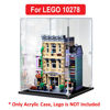 Picture of Acrylic Display Case for LEGO 10278 Creator Expert Police Station Figure Storage Box Dust Proof Glue Free