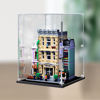 Picture of Acrylic Display Case for LEGO 10278 Creator Expert Police Station Figure Storage Box Dust Proof Glue Free