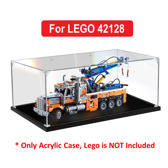 Picture of Acrylic Display Case for LEGO 42128 Technic Heavy-duty Tow Truck Figure Storage Box Dust Proof Glue Free