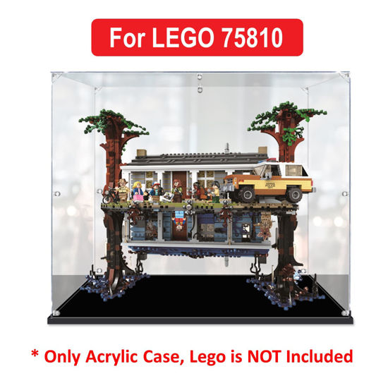 Picture of Acrylic Display Case for LEGO 75810 Stranger Things The Upside Down Figure Storage Box Dust Proof Glue Free