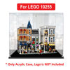 Picture of Acrylic Display Case for LEGO 10255 Creator Expert Assembly Square Figure Storage Box Dust Proof Glue Free