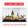 Picture of Acrylic Display Case for LEGO Harry Potter Hogwarts 75953 Whomping Willow+75954 Great Hall Figure Storage Box Dust Proof Glue Free
