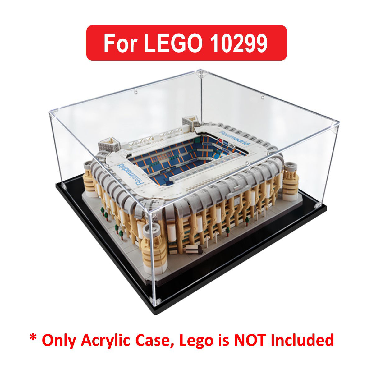 FantasMall Display Case/Box for LEGO® Real Madrid – Santiago Bernabéu  Stadium 10299