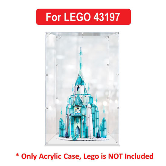 Picture of Acrylic Display Case for LEGO 43197 Disney Frozen The Ice Castle Figure Storage Box Dust Proof Glue Free