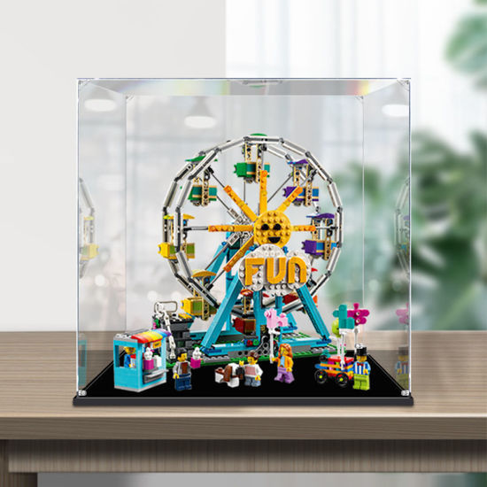 Picture of Acrylic Display Case for LEGO 31119 Creator 3-in-1 Ferris Wheel Figure Storage Box Dust Proof Glue Free