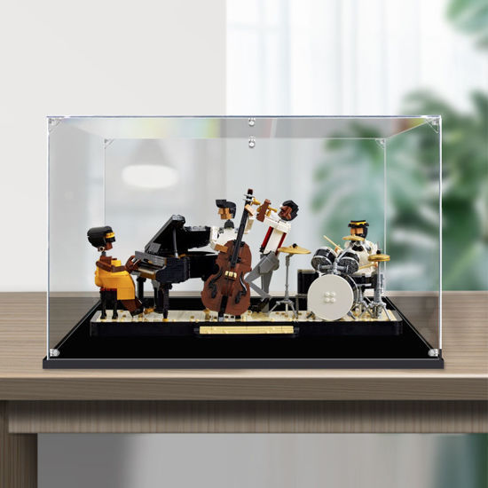 Picture of Acrylic Display Case for LEGO 21334 Ideas Jazz Quartet Figure Storage Box Dust Proof Glue Free