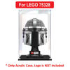 Picture of Acrylic Display Case for LEGO 75328 Star Wars The Mandalorian Helmet Figure Storage Box Dust Proof Glue Free