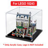 Picture of Acrylic Display Case for LEGO 10243 CREATOR Parisian Restaurant Figure Storage Box Dust Proof Glue Free