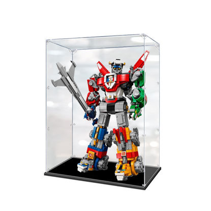 Picture of Acrylic Display Case for LEGO 21311 Ideas Voltron Figure Storage Box Dust Proof Glue Free