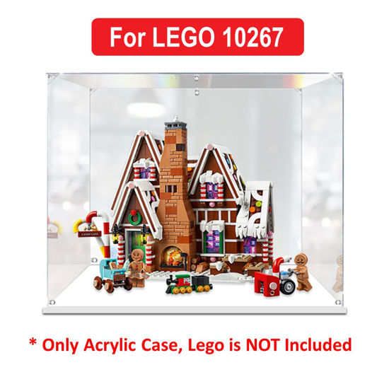 Picture of Acrylic Display Case for LEGO 10267 Creator Gingerbread House Figure Storage Box Dust Proof Glue Free